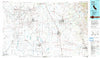 Visalia California Historical topographic map, 1:100000 scale, 30 X 60 Minute, Year 1993
