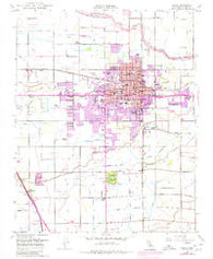 Visalia California Historical topographic map, 1:24000 scale, 7.5 X 7.5 Minute, Year 1949