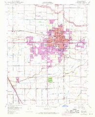 Visalia California Historical topographic map, 1:24000 scale, 7.5 X 7.5 Minute, Year 1949