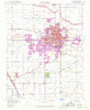 Visalia California Historical topographic map, 1:24000 scale, 7.5 X 7.5 Minute, Year 1949
