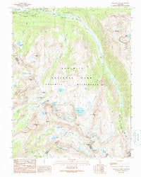Vogelsang Peak California Historical topographic map, 1:24000 scale, 7.5 X 7.5 Minute, Year 1990