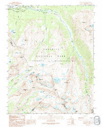 Vogelsang Peak California Historical topographic map, 1:24000 scale, 7.5 X 7.5 Minute, Year 1994