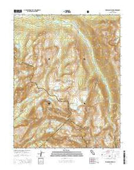 Vogelsang Peak California Current topographic map, 1:24000 scale, 7.5 X 7.5 Minute, Year 2015
