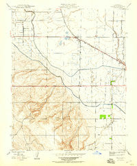 Volta California Historical topographic map, 1:24000 scale, 7.5 X 7.5 Minute, Year 1947