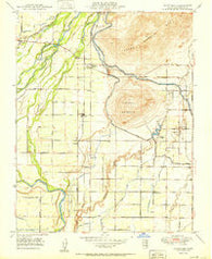 Wahtoke California Historical topographic map, 1:24000 scale, 7.5 X 7.5 Minute, Year 1950
