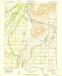 Wahtoke California Historical topographic map, 1:24000 scale, 7.5 X 7.5 Minute, Year 1950