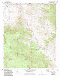 Walker Pass California Historical topographic map, 1:24000 scale, 7.5 X 7.5 Minute, Year 1972
