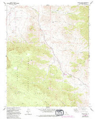 Walker Pass California Historical topographic map, 1:24000 scale, 7.5 X 7.5 Minute, Year 1972