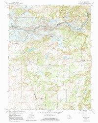 Wallace California Historical topographic map, 1:24000 scale, 7.5 X 7.5 Minute, Year 1962