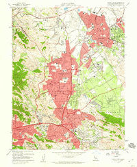 Walnut Creek California Historical topographic map, 1:24000 scale, 7.5 X 7.5 Minute, Year 1959