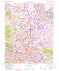 Walnut Creek California Historical topographic map, 1:24000 scale, 7.5 X 7.5 Minute, Year 1959