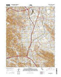 Walnut Creek California Current topographic map, 1:24000 scale, 7.5 X 7.5 Minute, Year 2015