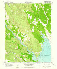 Walter Springs California Historical topographic map, 1:24000 scale, 7.5 X 7.5 Minute, Year 1959