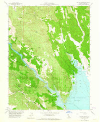 Walter Springs California Historical topographic map, 1:24000 scale, 7.5 X 7.5 Minute, Year 1959