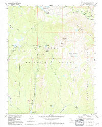 Ward Mountain California Historical topographic map, 1:24000 scale, 7.5 X 7.5 Minute, Year 1990