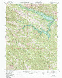 Warm Springs Dam California Historical topographic map, 1:24000 scale, 7.5 X 7.5 Minute, Year 1978