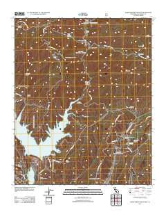 Warm Springs Mountain California Historical topographic map, 1:24000 scale, 7.5 X 7.5 Minute, Year 2012