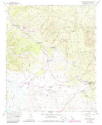 Warner Springs California Historical topographic map, 1:24000 scale, 7.5 X 7.5 Minute, Year 1958