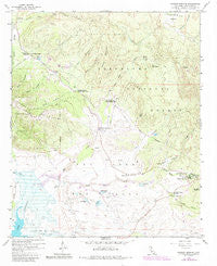 Warner Springs California Historical topographic map, 1:24000 scale, 7.5 X 7.5 Minute, Year 1959