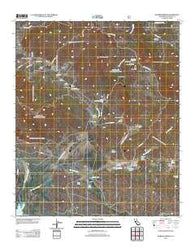 Warner Springs California Historical topographic map, 1:24000 scale, 7.5 X 7.5 Minute, Year 2012