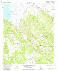 Warners Ranch California Historical topographic map, 1:24000 scale, 7.5 X 7.5 Minute, Year 1960
