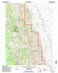 Warren Peak California Historical topographic map, 1:24000 scale, 7.5 X 7.5 Minute, Year 1993