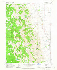 Warren Peak California Historical topographic map, 1:24000 scale, 7.5 X 7.5 Minute, Year 1963