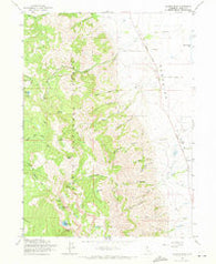 Warren Peak California Historical topographic map, 1:24000 scale, 7.5 X 7.5 Minute, Year 1963