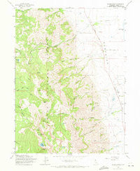 Warren Peak California Historical topographic map, 1:24000 scale, 7.5 X 7.5 Minute, Year 1963