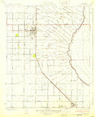 Wasco California Historical topographic map, 1:31680 scale, 7.5 X 7.5 Minute, Year 1930