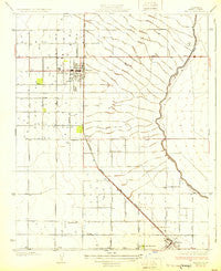 Wasco California Historical topographic map, 1:31680 scale, 7.5 X 7.5 Minute, Year 1930