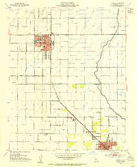 Wasco California Historical topographic map, 1:24000 scale, 7.5 X 7.5 Minute, Year 1953