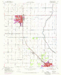 Wasco California Historical topographic map, 1:24000 scale, 7.5 X 7.5 Minute, Year 1953