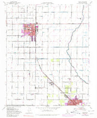 Wasco California Historical topographic map, 1:24000 scale, 7.5 X 7.5 Minute, Year 1953