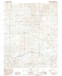 Washington Wash California Historical topographic map, 1:24000 scale, 7.5 X 7.5 Minute, Year 1986