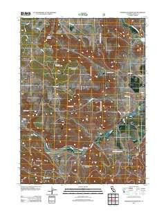 Washington Mountain California Historical topographic map, 1:24000 scale, 7.5 X 7.5 Minute, Year 2012