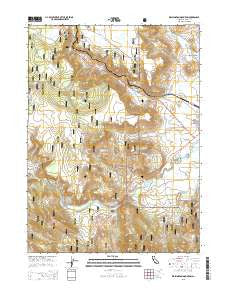 Washington Mountain California Current topographic map, 1:24000 scale, 7.5 X 7.5 Minute, Year 2015