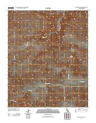 Washington Wash California Historical topographic map, 1:24000 scale, 7.5 X 7.5 Minute, Year 2012