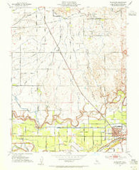 Waterford California Historical topographic map, 1:24000 scale, 7.5 X 7.5 Minute, Year 1953