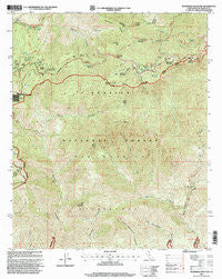Waterman Mountain California Historical topographic map, 1:24000 scale, 7.5 X 7.5 Minute, Year 1995