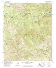 Waterman Mtn California Historical topographic map, 1:24000 scale, 7.5 X 7.5 Minute, Year 1959