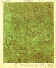 Waterman Mtn California Historical topographic map, 1:24000 scale, 7.5 X 7.5 Minute, Year 1941