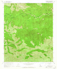 Waterman Mtn California Historical topographic map, 1:24000 scale, 7.5 X 7.5 Minute, Year 1959