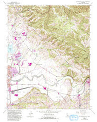 Watsonville East California Historical topographic map, 1:24000 scale, 7.5 X 7.5 Minute, Year 1955
