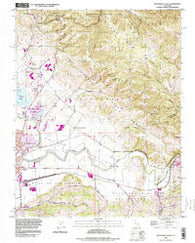 Watsonville East California Historical topographic map, 1:24000 scale, 7.5 X 7.5 Minute, Year 1995