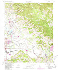 Watsonville East California Historical topographic map, 1:24000 scale, 7.5 X 7.5 Minute, Year 1955