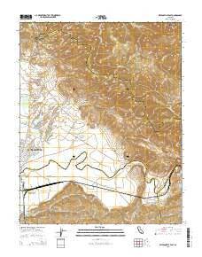 Watsonville East California Current topographic map, 1:24000 scale, 7.5 X 7.5 Minute, Year 2015