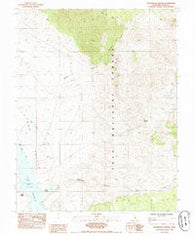 Watterson Canyon California Historical topographic map, 1:24000 scale, 7.5 X 7.5 Minute, Year 1984