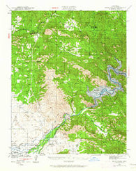Watts Valley California Historical topographic map, 1:62500 scale, 15 X 15 Minute, Year 1942