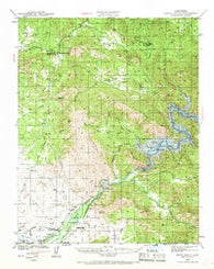 Watts Valley California Historical topographic map, 1:62500 scale, 15 X 15 Minute, Year 1942